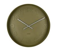 Karlsson Mr. Green Wall clock KA5635MG - Unisex - 50 cm - Analogue - Quartz Green 50 cm