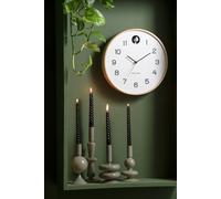 Karlsson Natural Cuckoo Analogue Wall Clock - Birch White