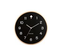 Karlsson Natural Cuckoo Wall Clock - Black