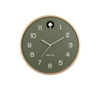 Karlsson Natural Cuckoo Wall Clock - GREEN (KA5886GR)