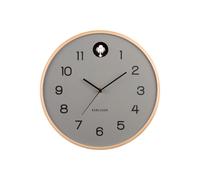 Karlsson Natural Cuckoo Wall Clock - GREY (KA5886GY)