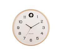 Karlsson Natural Cuckoo Wall Clock - WHITE (KA5886WH)