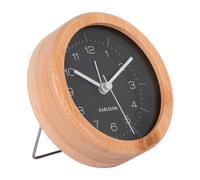 Karlsson Neat Round Alarm clock KA5923BK - Unisex - 10 cm - Quartz Black 10 cm