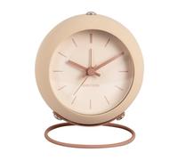 Karlsson Nirvana Globe Alarm clock KA5857SB - Unisex - 10 cm - Quartz Beige 10 cm