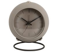 Karlsson Nirvana Globe Analogue Alarm Clock - Warm Grey