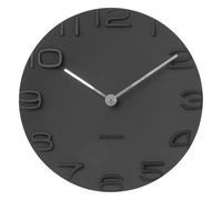 Karlsson On The Edge 42cm Round Modern Wall Clock with Chrome Finish Hands