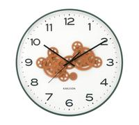Karlsson Open Gear Wall clock KA6093GR - Unisex - 40 cm - Quartz Green 40 cm