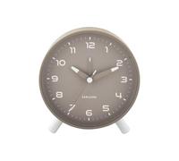 Karlsson Orgullo Alarm Clock with Sweep Movement Second Hand (Dark Grey)