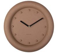 Karlsson Petra Analogue Wall Clock - Terracotta