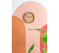 Karlsson Pure Analogue Wall Clock - Sand Brown