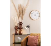 Karlsson Pure Analogue Wooden Wall Clock - Natural