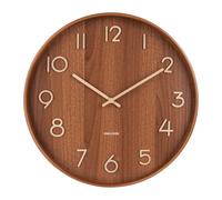 Karlsson Pure Bass Wall clock KA5809DW - Unisex - 40 cm - Quartz Wood 40 cm