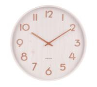 Karlsson Pure Bass Wall clock KA5809WH - Unisex - 40 cm - Quartz Wood 40 cm