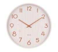 Karlsson Pure Bass Wall clock KA5810WH - Unisex - 60 cm - Quartz Wood 60 cm