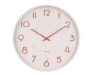 Karlsson Pure Bass Wall clock KA5810WH - Unisex - 60 cm - Quartz Wood 60 cm