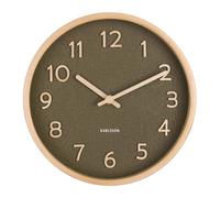 Karlsson Pure Wall clock KA5851MG - Unisex - 22 cm - Quartz Wood 22 cm