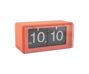 Karlsson Retro Boxed Flip Table clock KA6055OR - Unisex - Quartz Orange