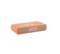Karlsson Retro Flat LED Alarm clock KA6039OR - Unisex - Quartz Orange 7,6 x 3 cm