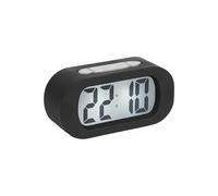 Karlsson - Rubber Clock - Silicone - Black - H7 x W14 x D5 cm