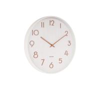 Karlsson Pure Bass Wall clock KA5810WH - Unisex - 60 cm - Quartz Wood 60 cm