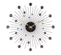 Karlsson Sunburst Crystal Wall clock KA4859BK - Unisex - 50 cm - Quartz Black 50 cm