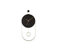 Karlsson Swing Pendulum Wall Clock - Black