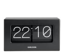 Karlsson Boxed Flip Table clock KA5620BK - Unisex - 21 cm - Quartz Black 7 x 20,5 x 11,5