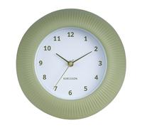 Karlsson Tender Rib Wall clock KA6048GR - Unisex - 25 cm - Quartz Green 25 cm