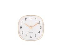 Karlsson Travel Square Alarm clock KA5957WH - Unisex - Quartz White 3,6 x 8,5 x 8,5