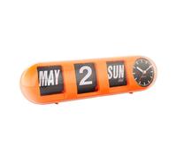 Karlsson Tube Flip Wall clock KA6032OR - Unisex - Quartz Orange 10 x 13,5 cm