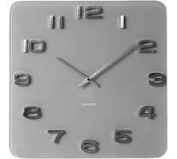 Karlsson Vintage Glass Wall Clock, Grey