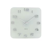 Karlsson Vintage Glass Wall Clock, Black, 35 cm