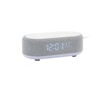 Karlsson Vogue Alarm Clock with Phone Charger and Blue Tooth Mouse Grey