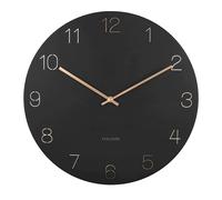 Karlsson Wall Charm Wall clock KA5762BK - Unisex - 40 cm - Quartz Black 40 cm