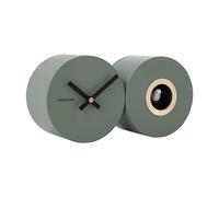 Karlsson Wall Clock Duo Cuckoo - JUNGLE GREEN (KA5789GR)