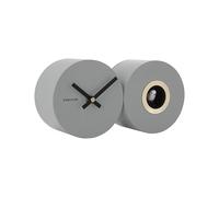 Karlsson Wall Clock Duo Cuckoo - Mouse Grey (KA5789GY)