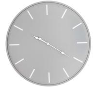Karlsson Wall Clock - Large - Grey Metal - 80cm x 80cm