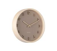 Karlsson Wall Clock Nervadura Small Table clock KA6116BR - Unisex - 22 cm - Quartz Brown 22 cm