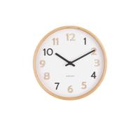 Karlsson Wall Clock Pure Wood Grain Small - MultiColour