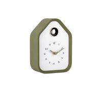 Karlsson Wall clock Reina Cuckoo - 7,3x14,5x20,3cm - Other - Plastic - Clocks for Living Room - Office - Bedroom (Green)