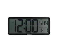 Karlsson Wall Clock Retro LCD - Black - 34.8 x 2.7 x 14.8 cm - Rectangle - Thermoplastic - Wall Clock Modern Living Room - Wall Clocks
