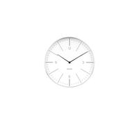 Karlsson, wall clock, Steel, White, One Size