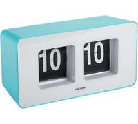 Karlsson Wall/Table Clock Funky Flip Turquoise Blue