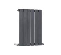 Karlstad 600 x 410mm Sand Grey Single Flat Panel Horizontal Radiator