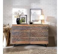 Karlstad Chest - Acacia Wood - 6 Drawer - Wide