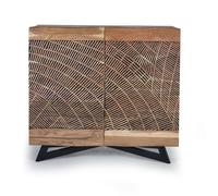 Karlstad Sideboard - Acacia Wood - 2 Door - Small - 90cm