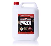 Karlsten Carpet & Clothes Moth Killer - Fast-Acting Insect Treatment Spray - Eliminates Infestations Quickly - Powerful Pest Control Solution - 5 Litre Size for Home & Commercial Use