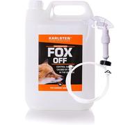 Karlsten Fox Off Spray - High Strength Natural Citronella Formula for Outdoor Fox Damage & Fouling Prevention - Garden & Bin Protection with 1.2m Extension Hose - 5 Litre