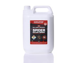 Karlsten Spider Killer 5 Litre - Fast and Effective Spider Killer | Lasts 6 Weeks On Surfaces | Kills All Types of Spiders | Ideal for Indoor and Outdoor Use