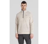 Craghoppers Men's Karlton Half Zip Fleece Pullover - Perfect for Outdoors, Walking, Hiking & Camping White